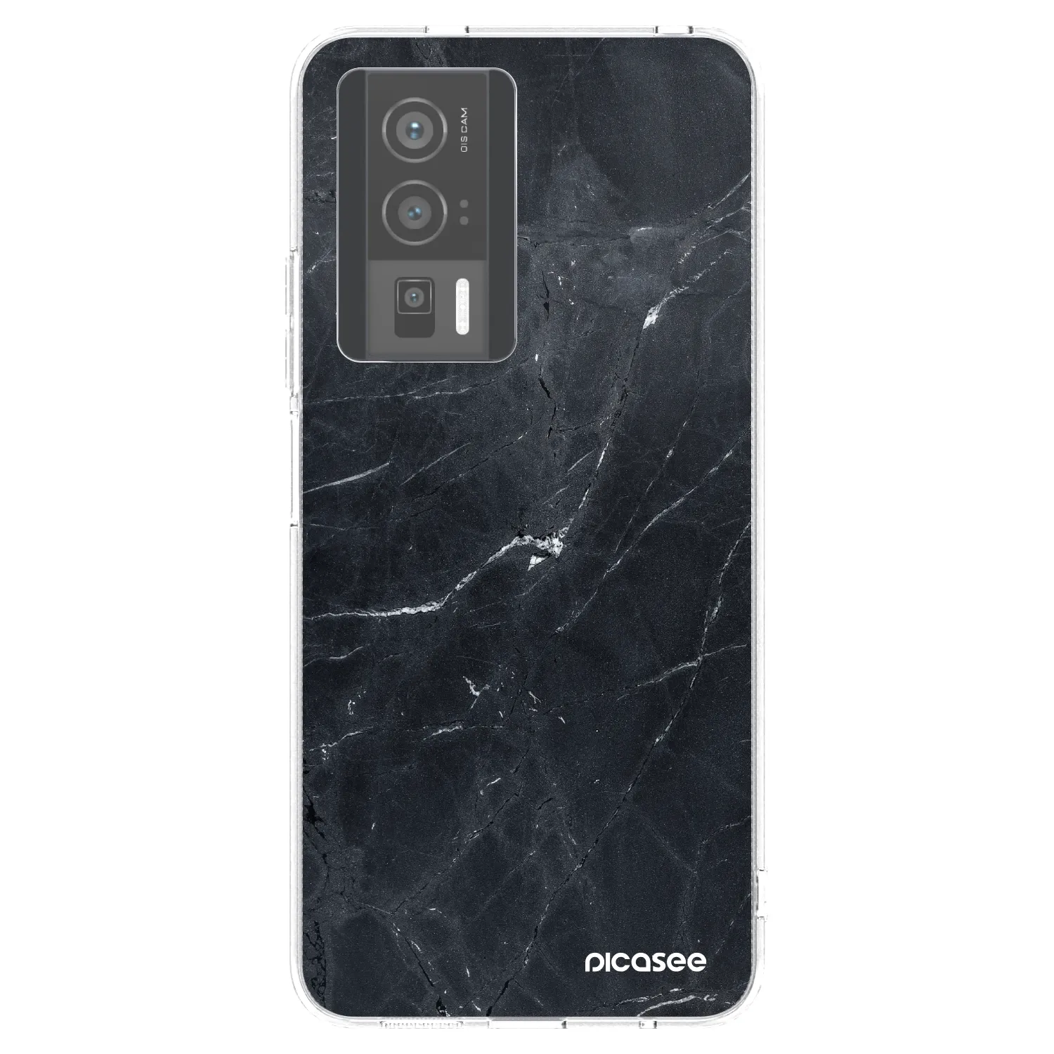 Picasee husă transparentă din silicon pentru Xiaomi Poco F5 Pro 5G - Black marble