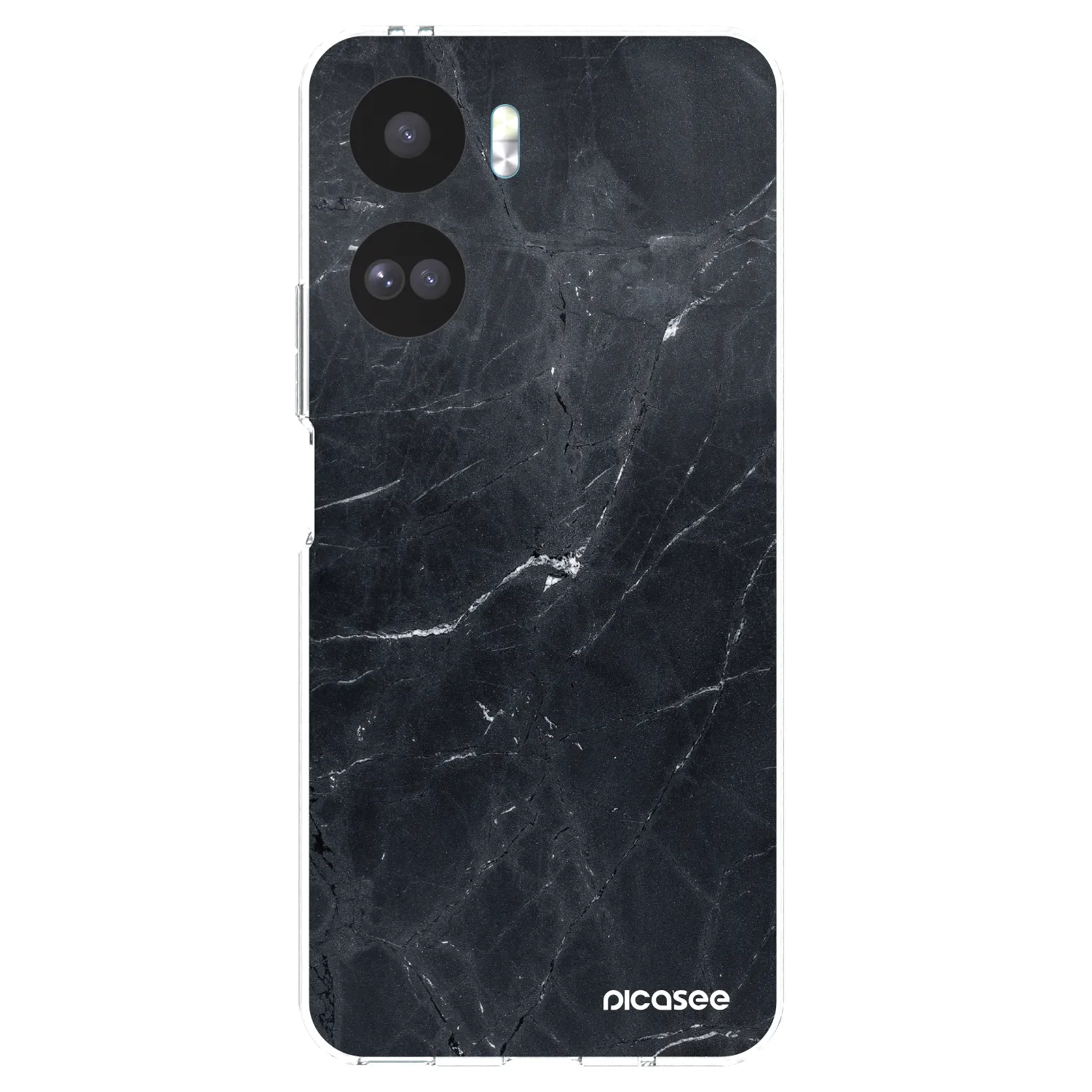 Picasee husă transparentă din silicon pentru Honor 90 Lite 5G - Black marble