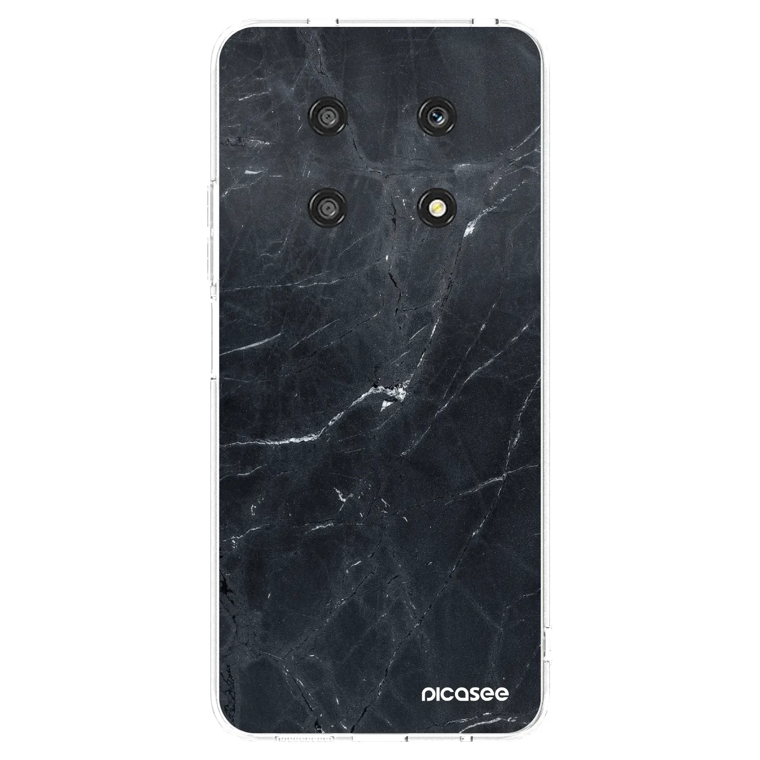 Picasee husă transparentă din silicon pentru Honor Magic4 Lite 5G - Black marble
