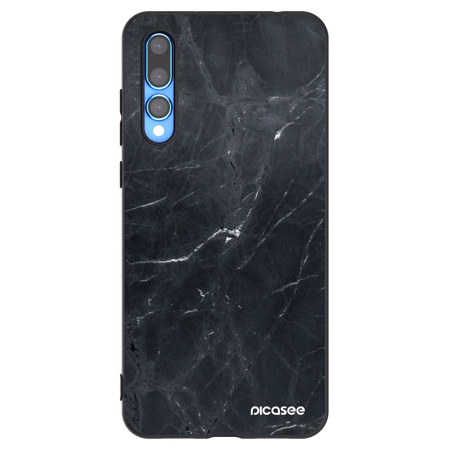 Picasee husă neagră din silicon pentru Huawei P20 Pro - Black marble