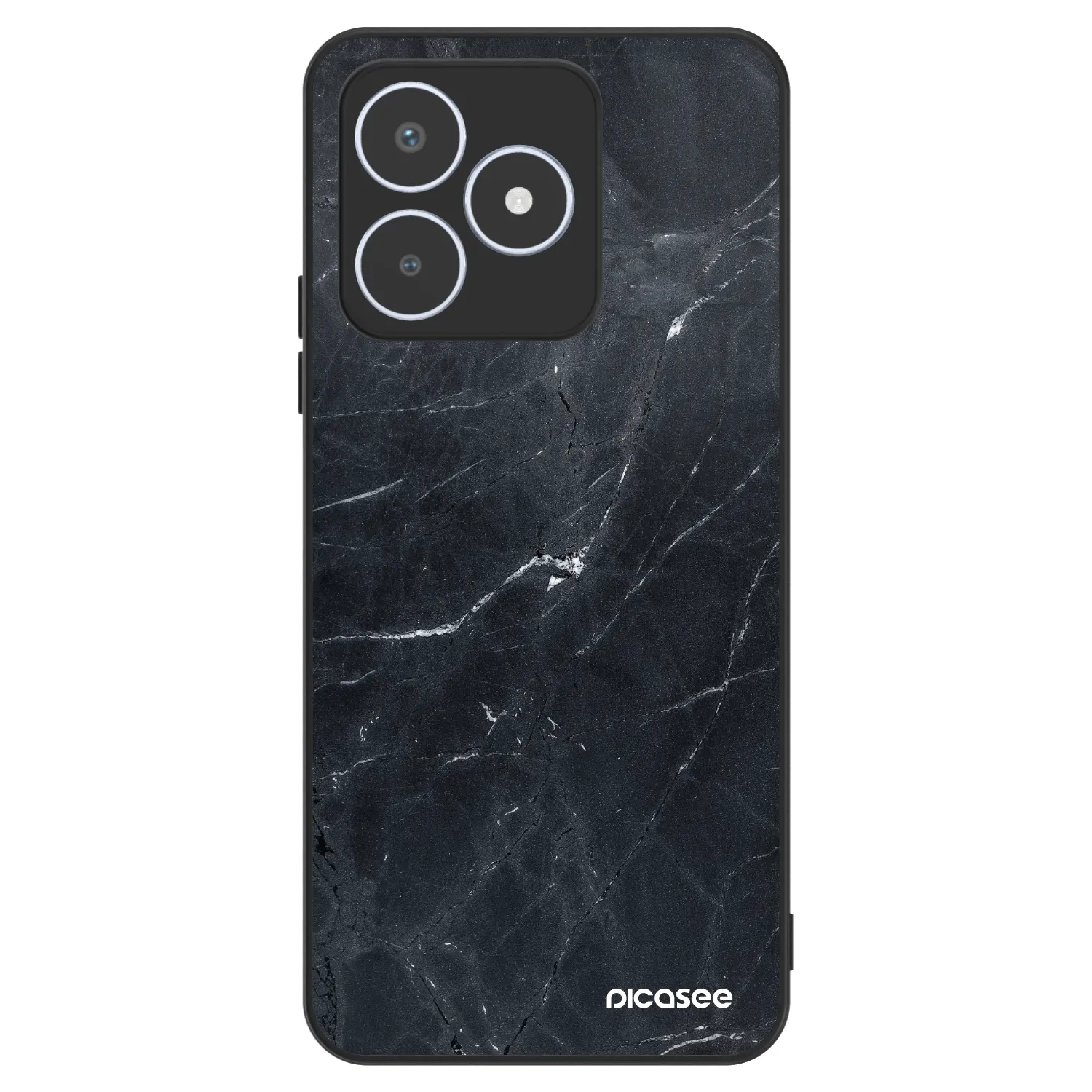 Picasee ULTIMATE CASE pentru Realme C53 - Black marble