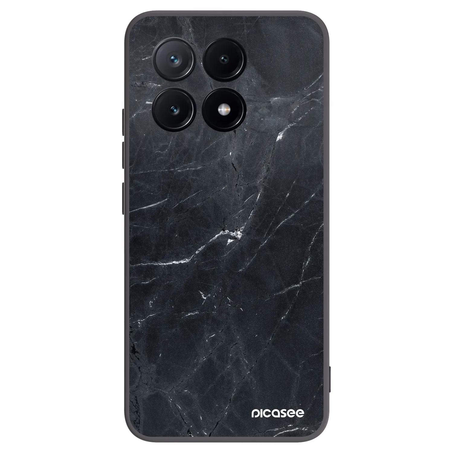 Picasee husă neagră din silicon pentru Xiaomi Poco X6 Pro - Black marble