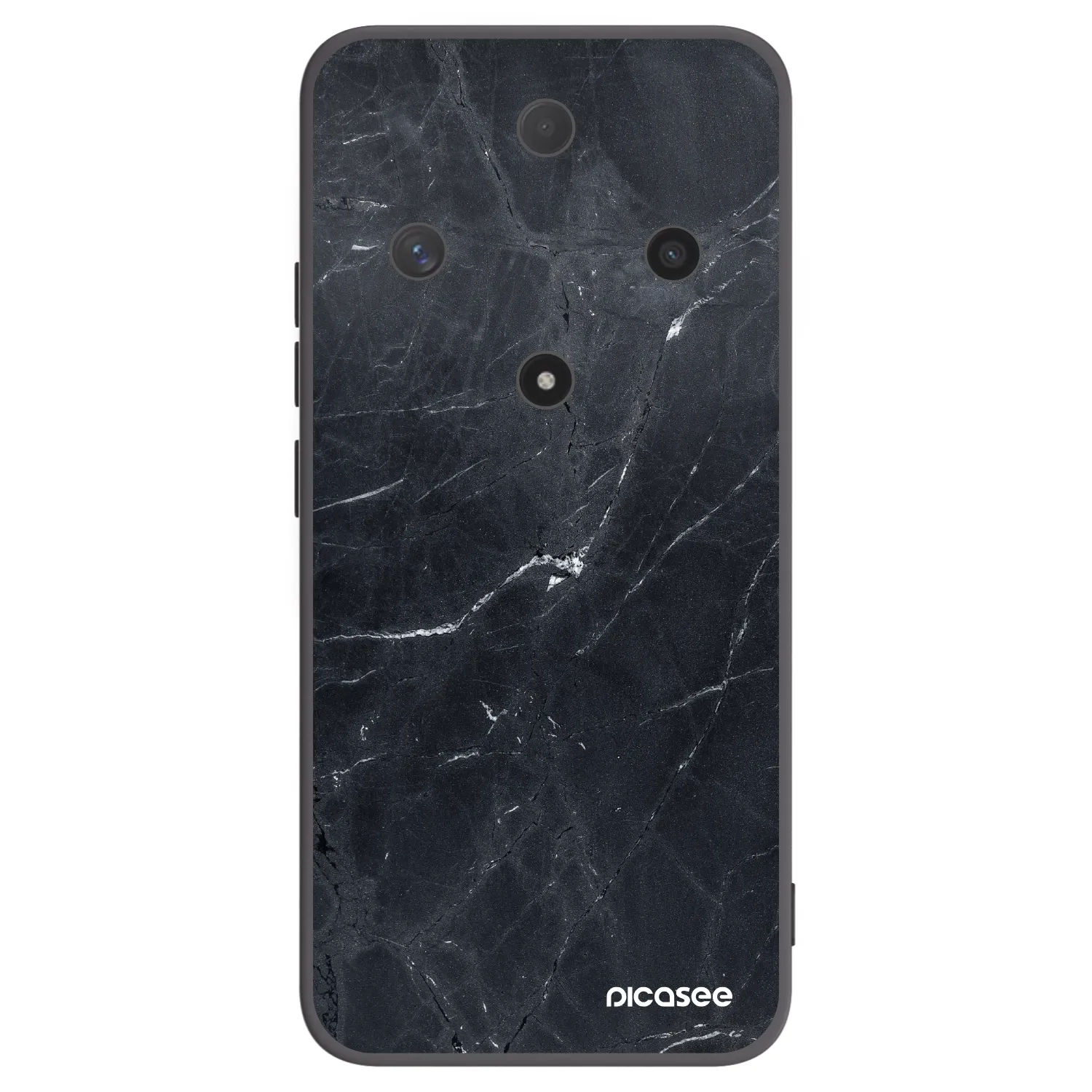 Picasee husă neagră din silicon pentru Honor Magic6 Lite 5G - Black marble