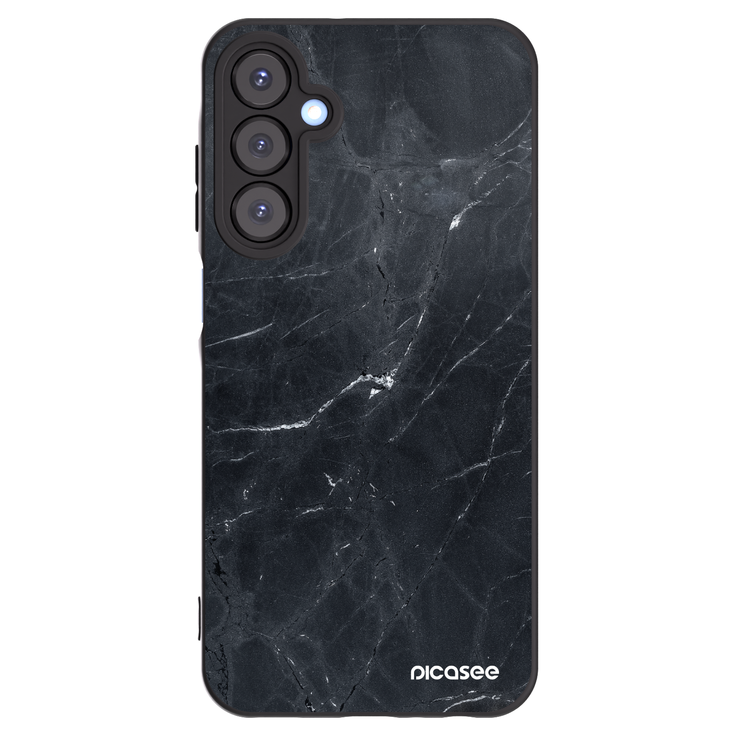 Picasee husă neagră din silicon pentru Samsung Galaxy A25 A256B 5G - Black marble
