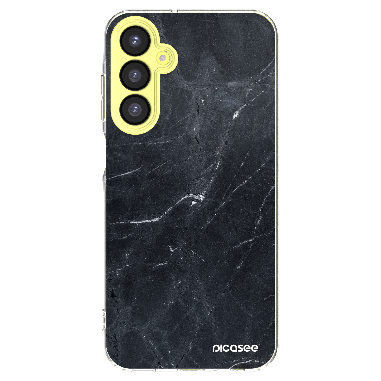 Picasee husă transparentă din silicon pentru Samsung Galaxy A25 A256B 5G - Black marble