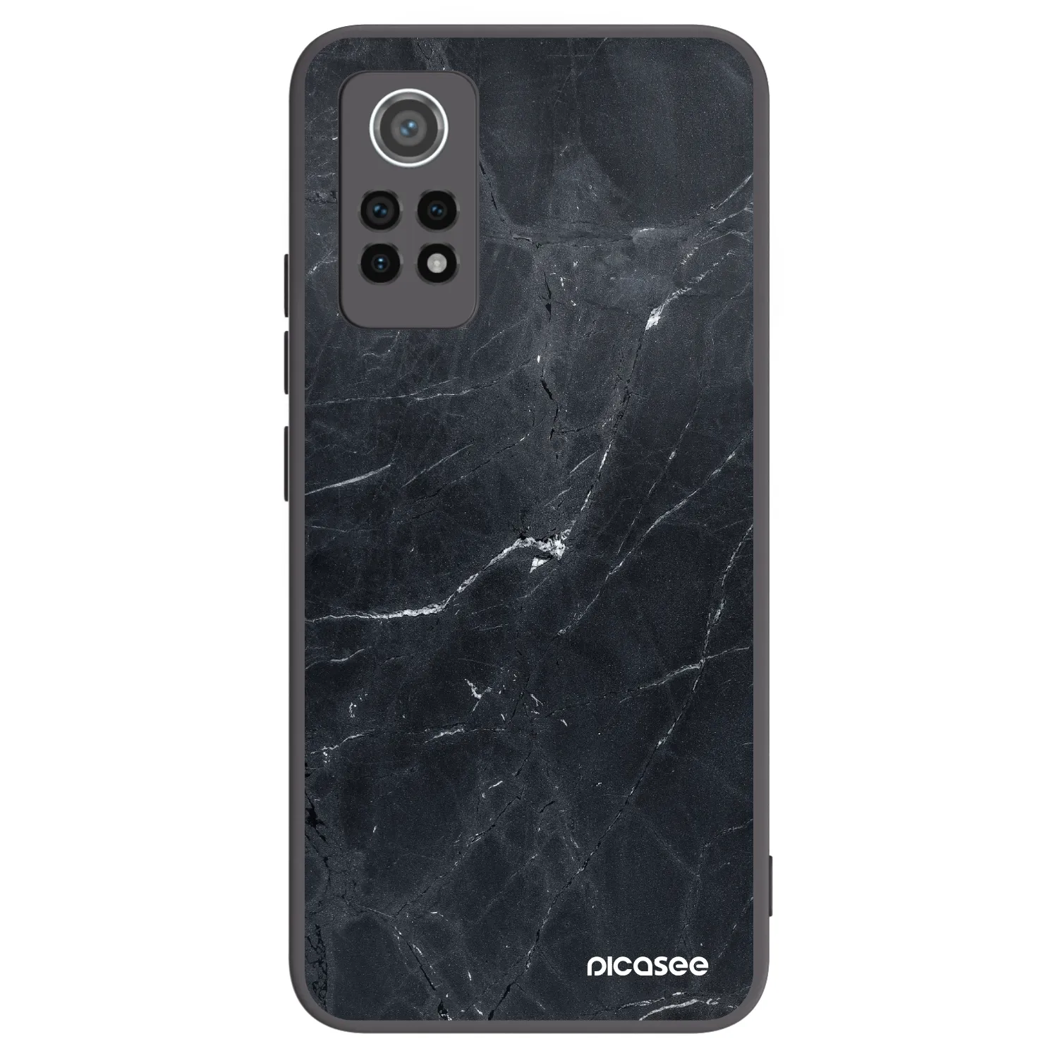 Picasee husă neagră din silicon pentru Xiaomi Redmi Note 12 Pro 4G - Black marble