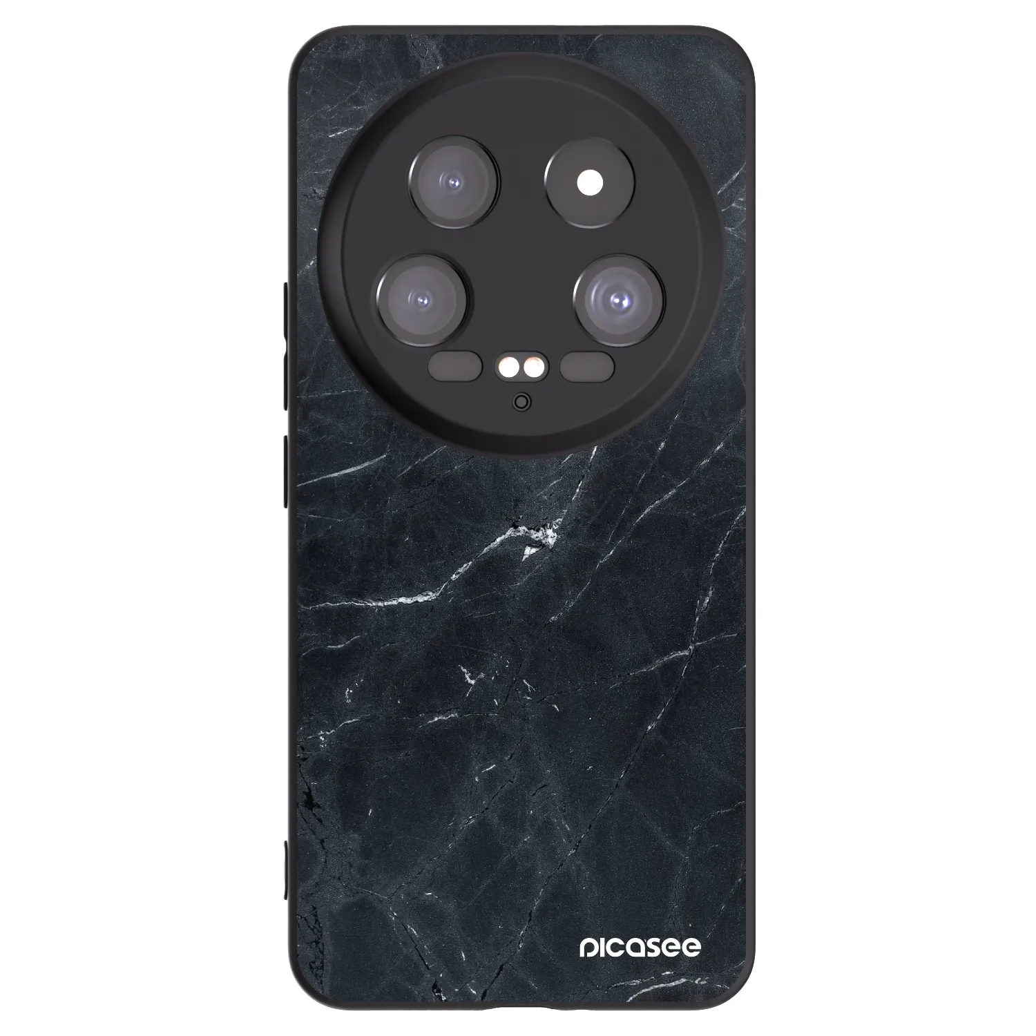 Picasee husă neagră din silicon pentru Xiaomi 14 Ultra - Black marble
