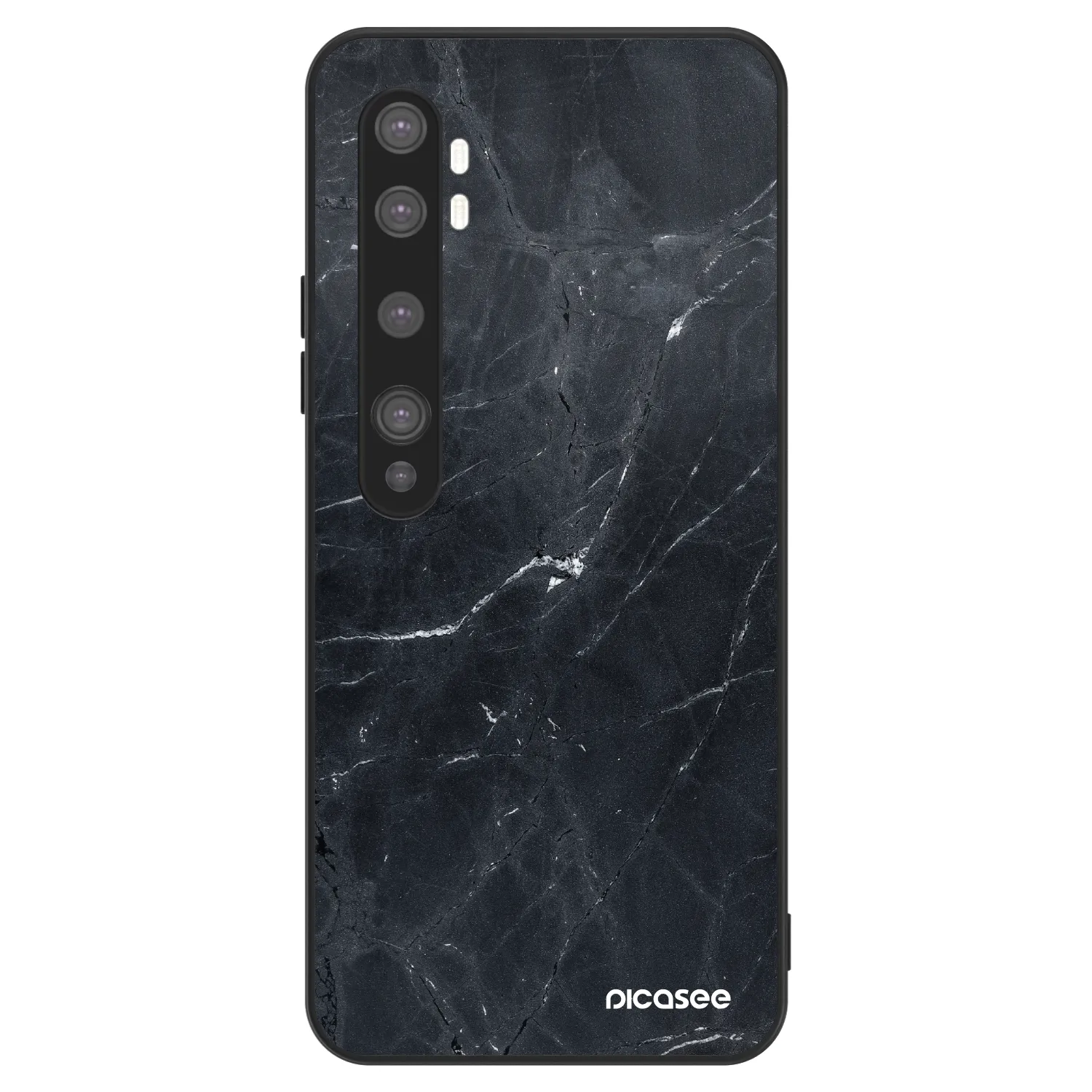 Picasee ULTIMATE CASE pentru Xiaomi Mi Note 10 (Pro) - Black marble