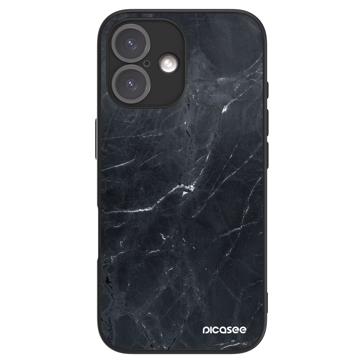 Picasee ULTIMATE CASE pentru Apple iPhone 16 - Black marble