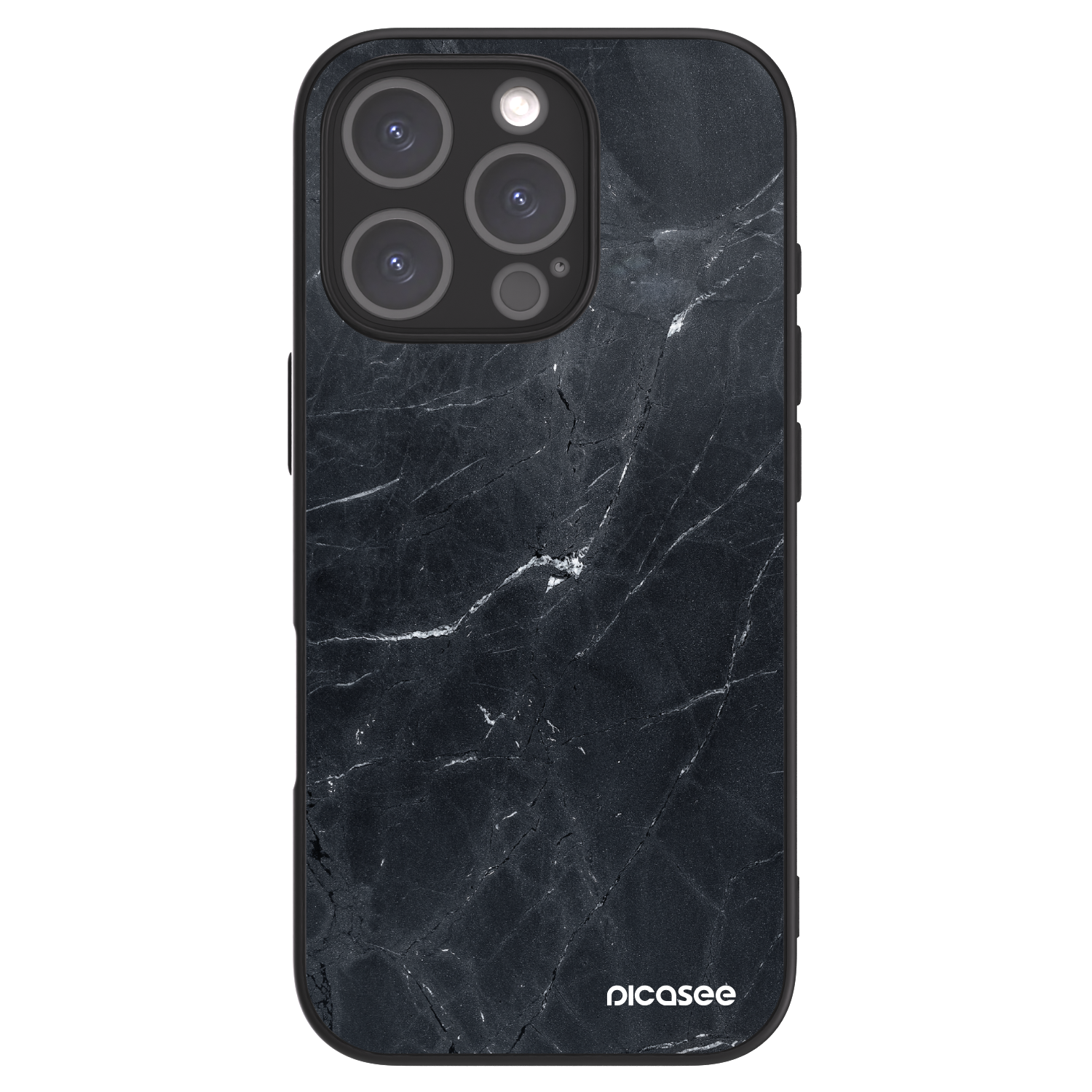 Picasee ULTIMATE CASE MagSafe pentru Apple iPhone 16 Pro - Black marble