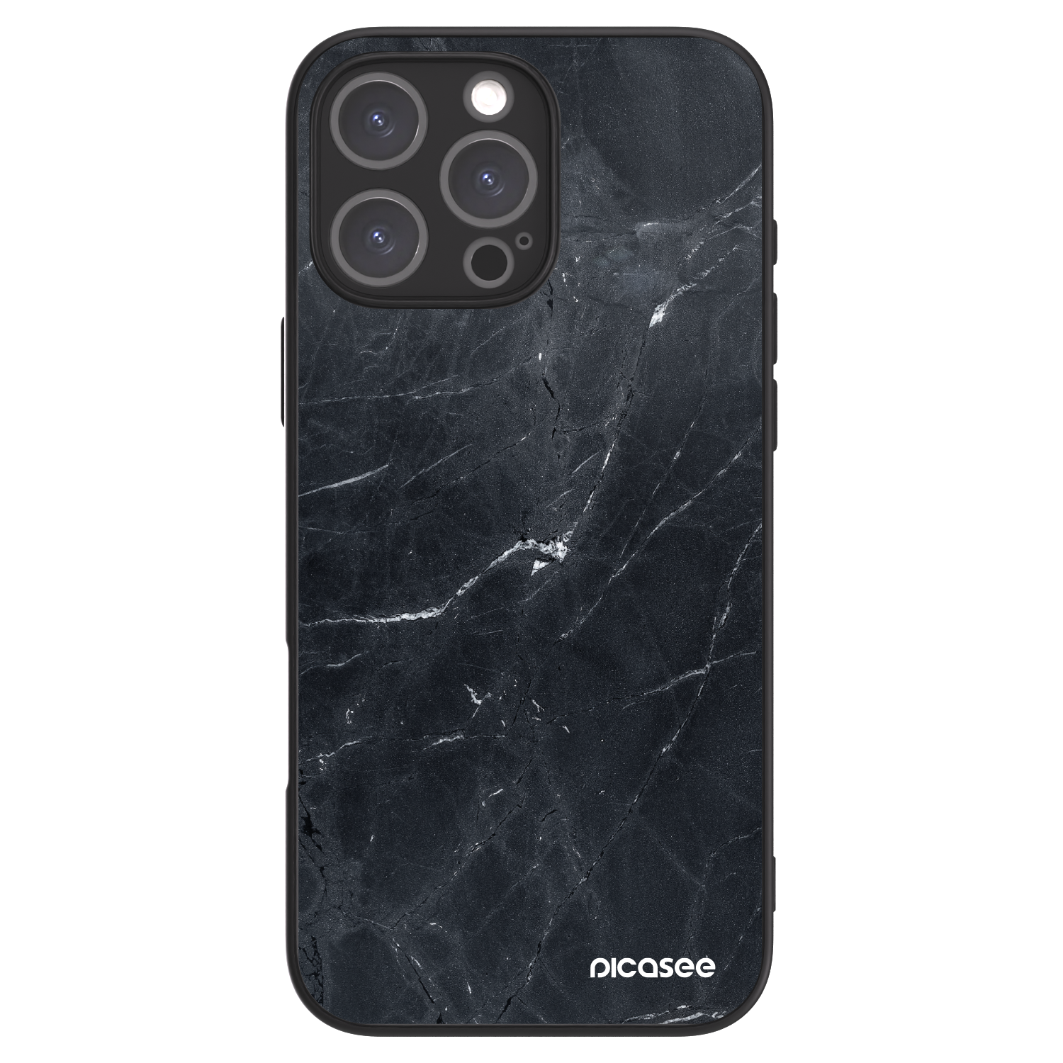 Picasee ULTIMATE CASE MagSafe pentru Apple iPhone 16 Pro Max - Black marble