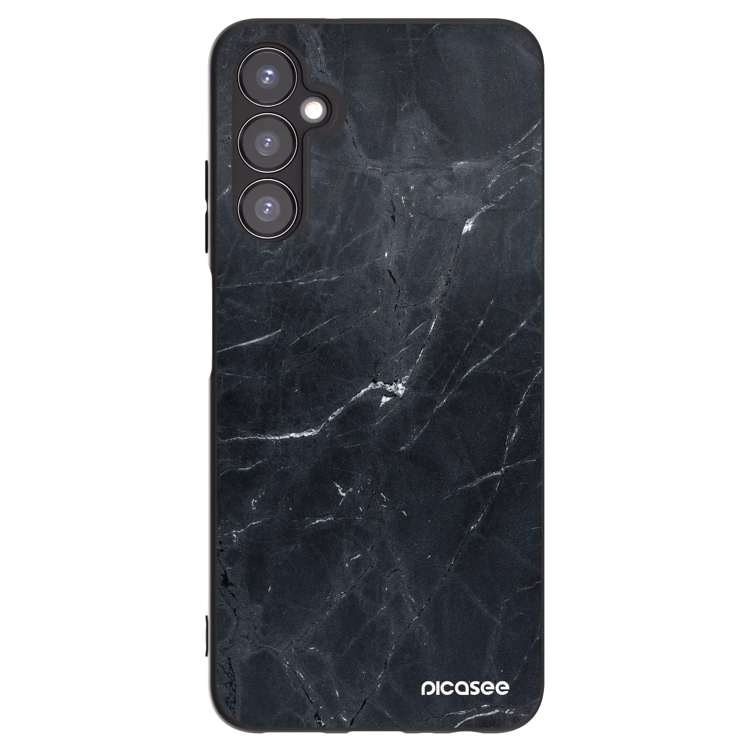 Picasee husă neagră din silicon pentru Samsung Galaxy A05s A057G - Black marble
