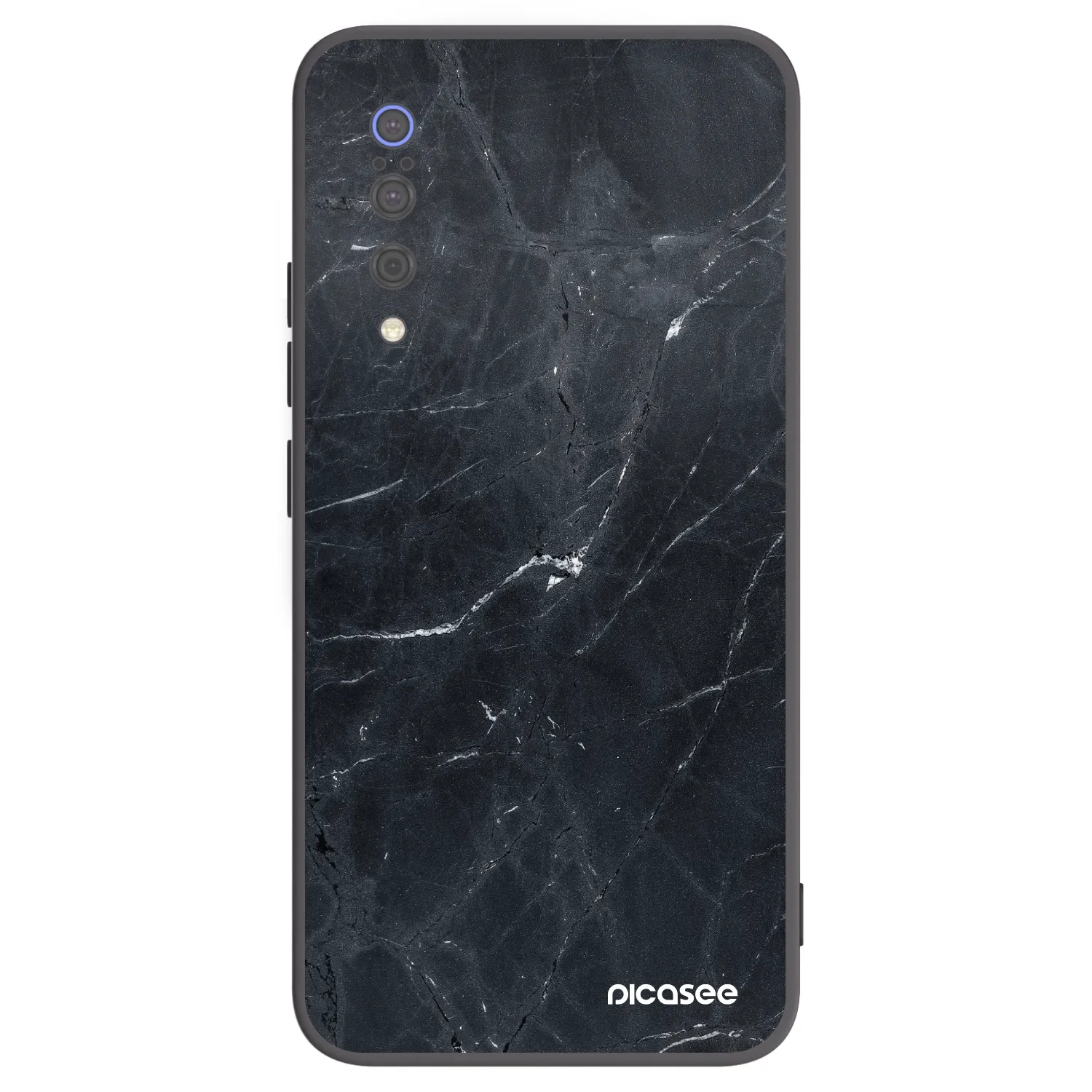 Picasee husă neagră din silicon pentru Xiaomi Mi 9 - Black marble