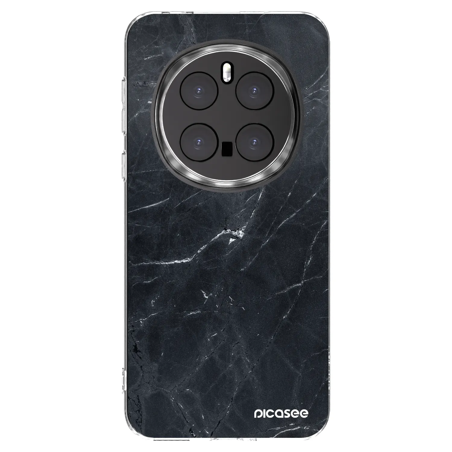 Picasee husă transparentă din silicon pentru Honor Magic7 Pro 5G - Black marble