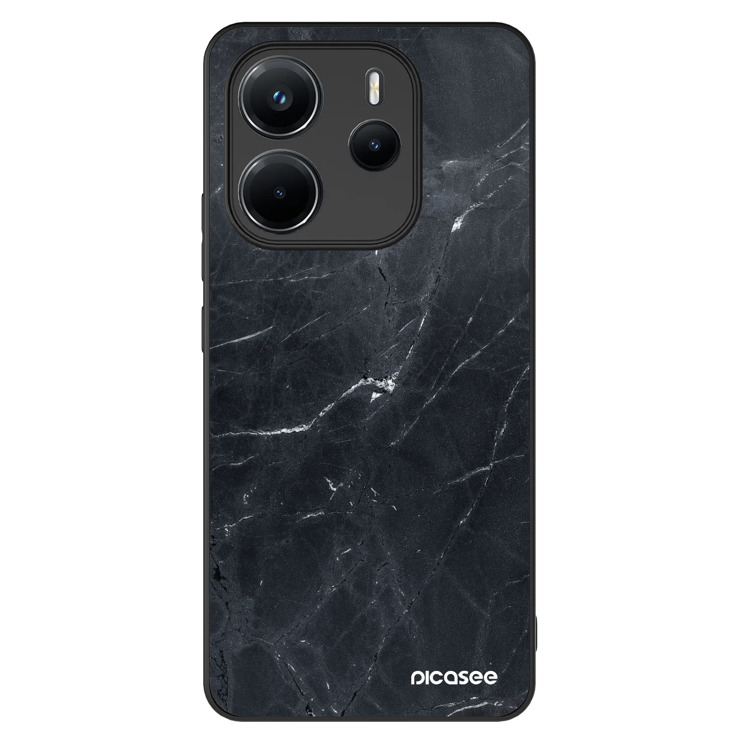 Picasee ULTIMATE CASE pentru Xiaomi Redmi Note 14 4G - Black marble