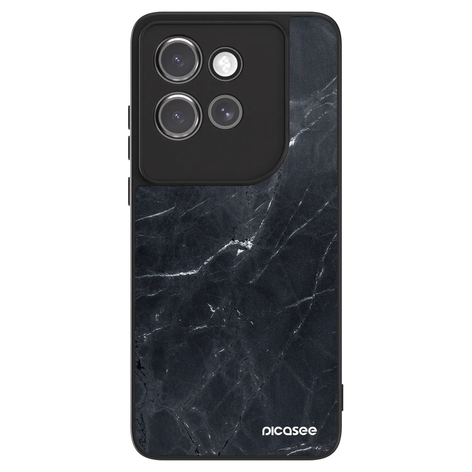 Picasee ULTIMATE CASE pentru Motorola Edge 50 Neo - Black marble
