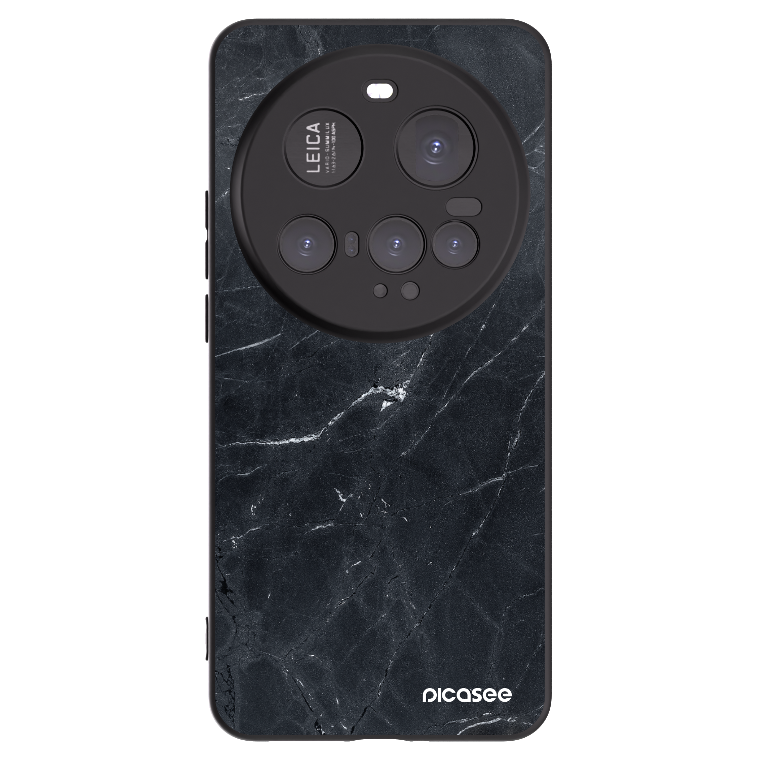 Picasee husă neagră din silicon pentru Xiaomi 15 Ultra - Black marble