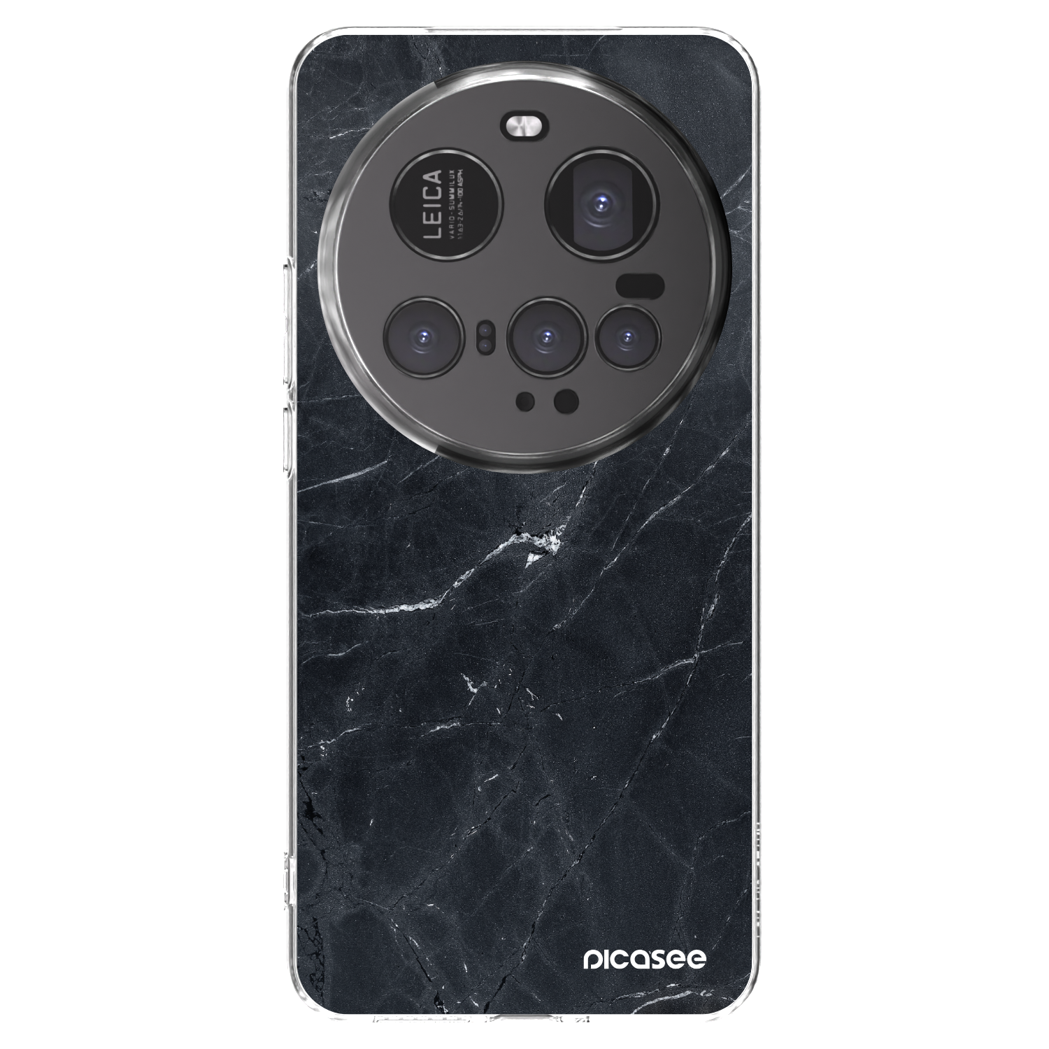 Picasee husă transparentă din silicon pentru Xiaomi 15 Ultra - Black marble