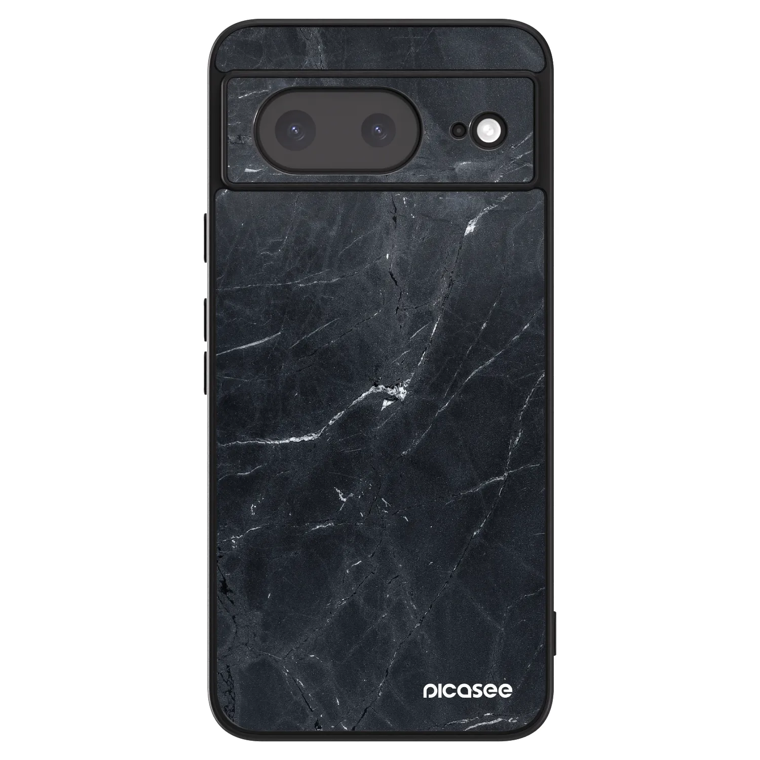 Picasee ULTIMATE CASE pentru Google Pixel 8a - Black marble