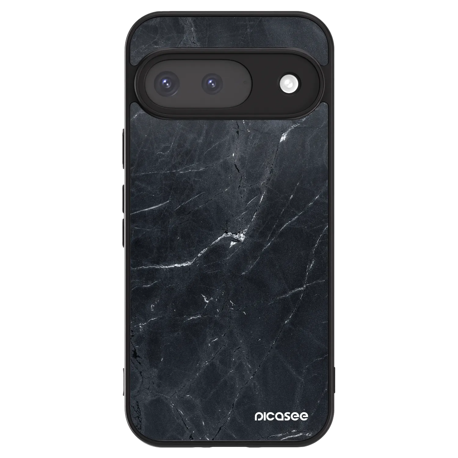 Picasee ULTIMATE CASE pentru Google Pixel 9 - Black marble