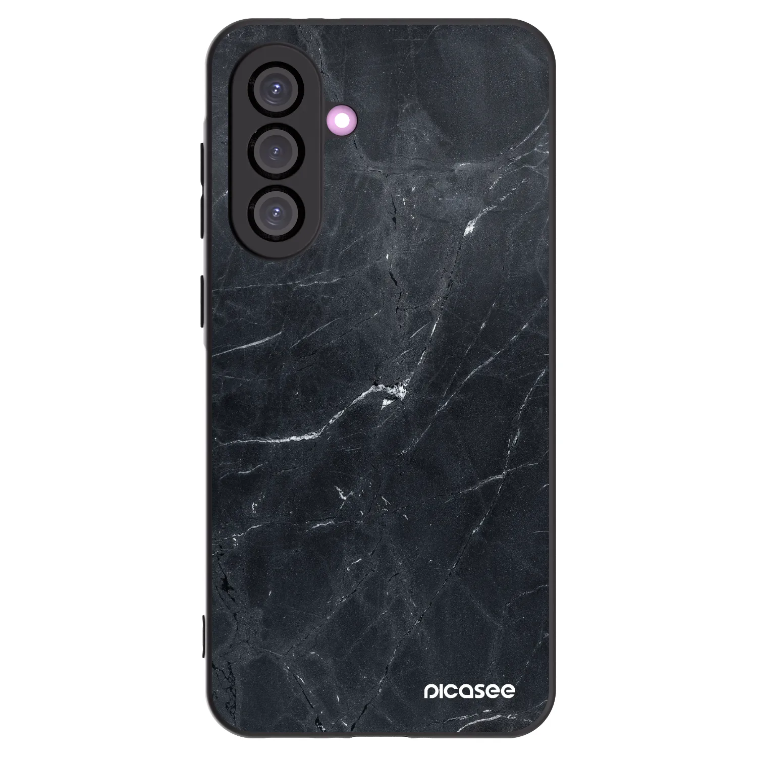 Picasee husă neagră din silicon pentru Samsung Galaxy A56 5G A566B - Black marble