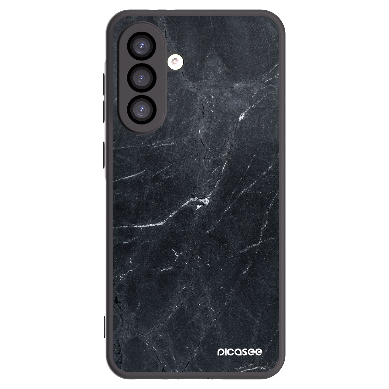 Picasee husă neagră din silicon pentru Samsung Galaxy A26 5G A266B - Black marble