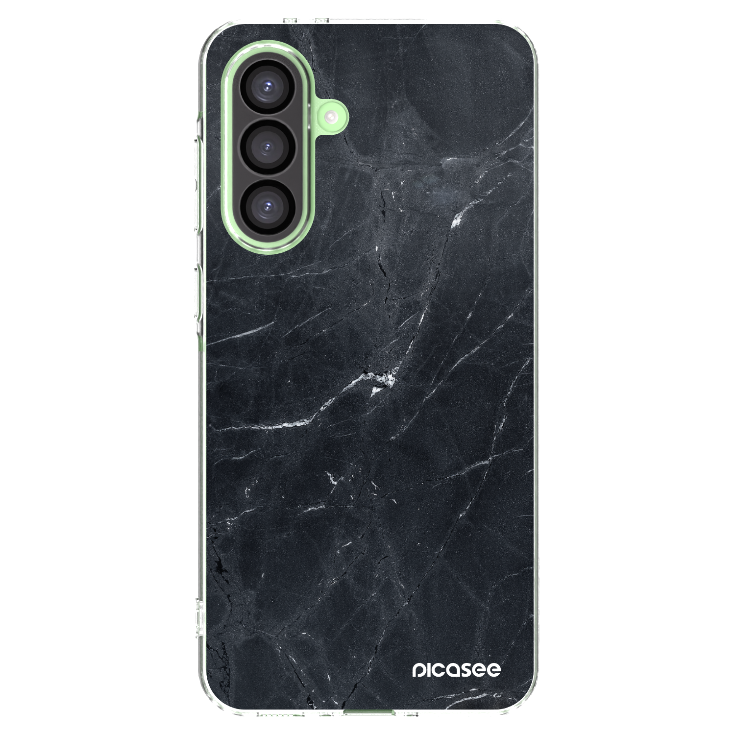 Picasee husă transparentă din silicon pentru Samsung Galaxy A26 5G A266B - Black marble