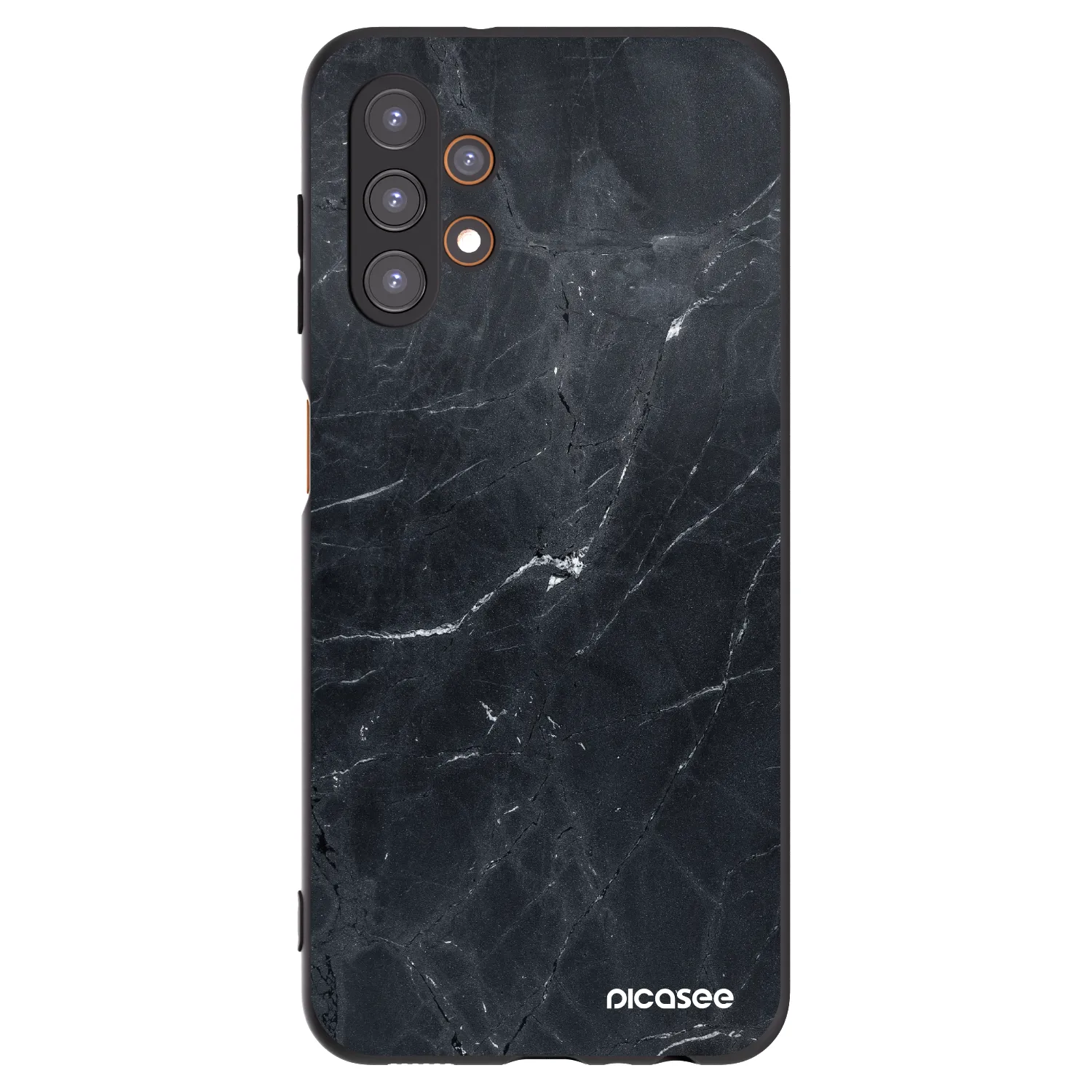 Picasee husă neagră din silicon pentru Samsung Galaxy A13 5G - Black marble