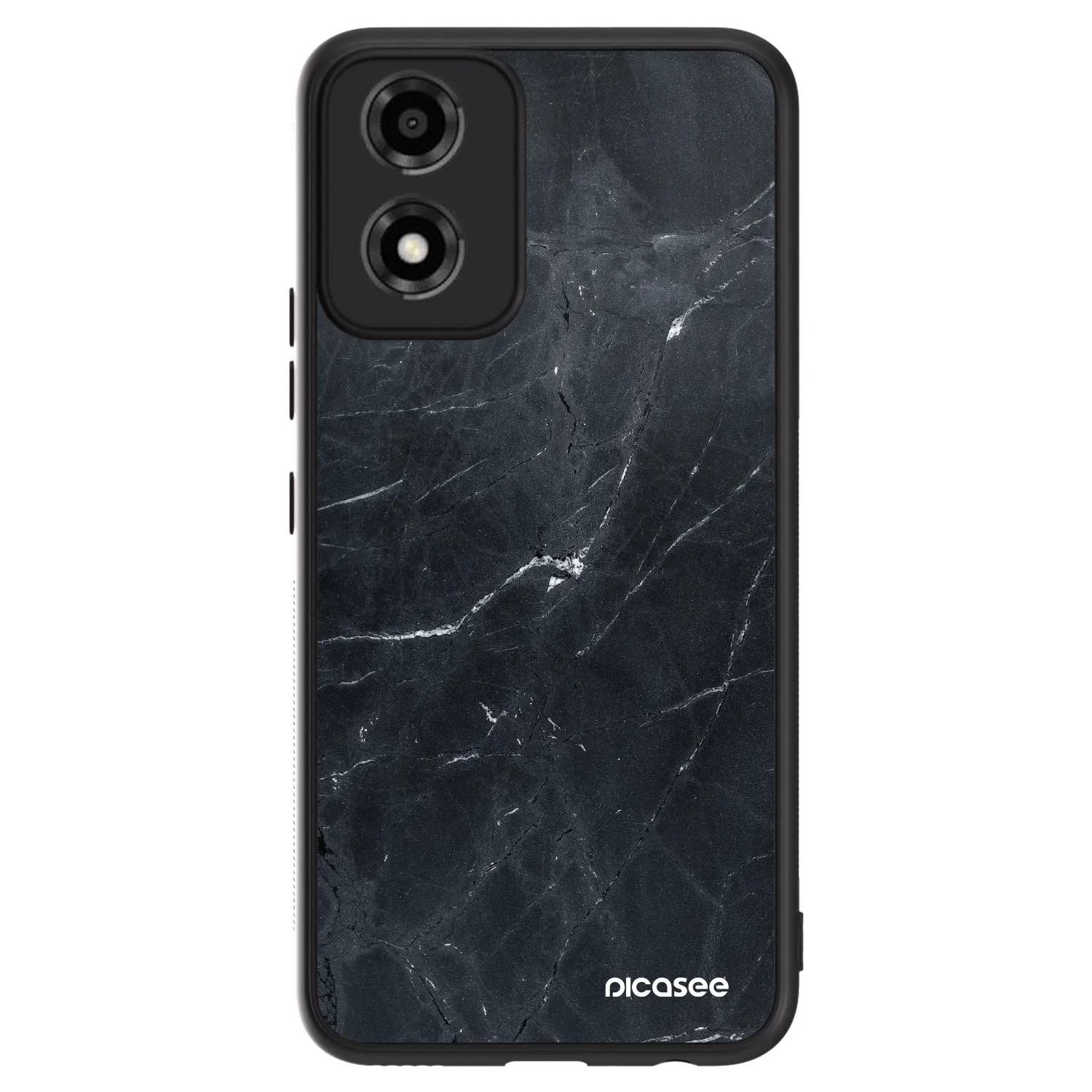 Picasee ULTIMATE CASE pentru Motorola Moto E14 - Black marble