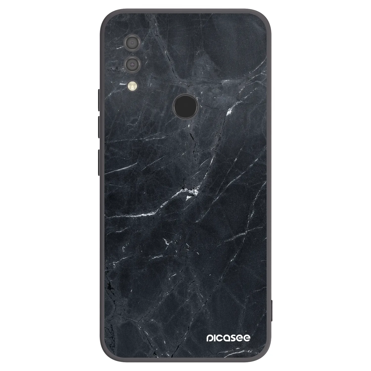 Picasee husă neagră din silicon pentru Xiaomi Redmi 7 - Black marble
