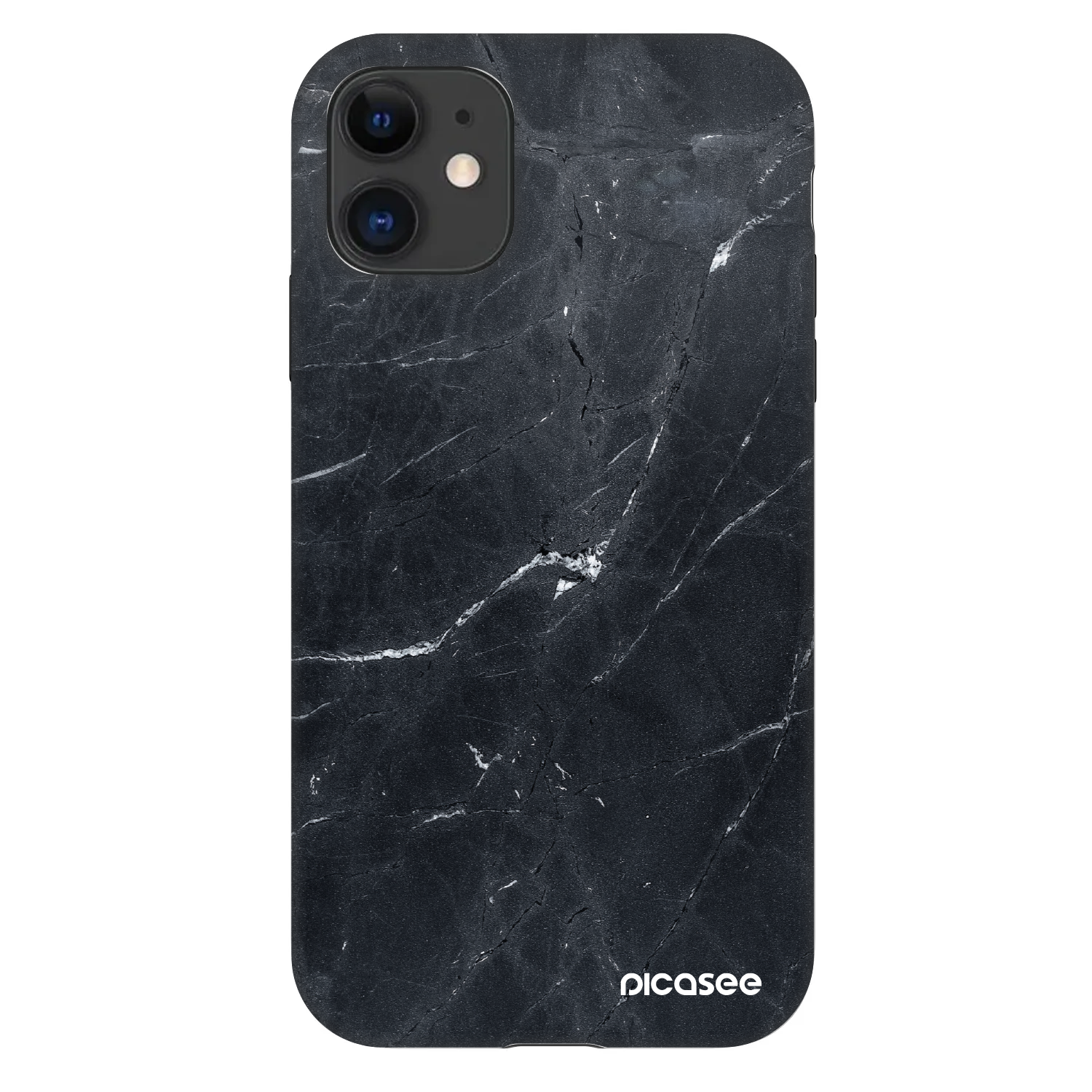 Picasee Fashion Case pentru Apple iPhone 11 - Black marble