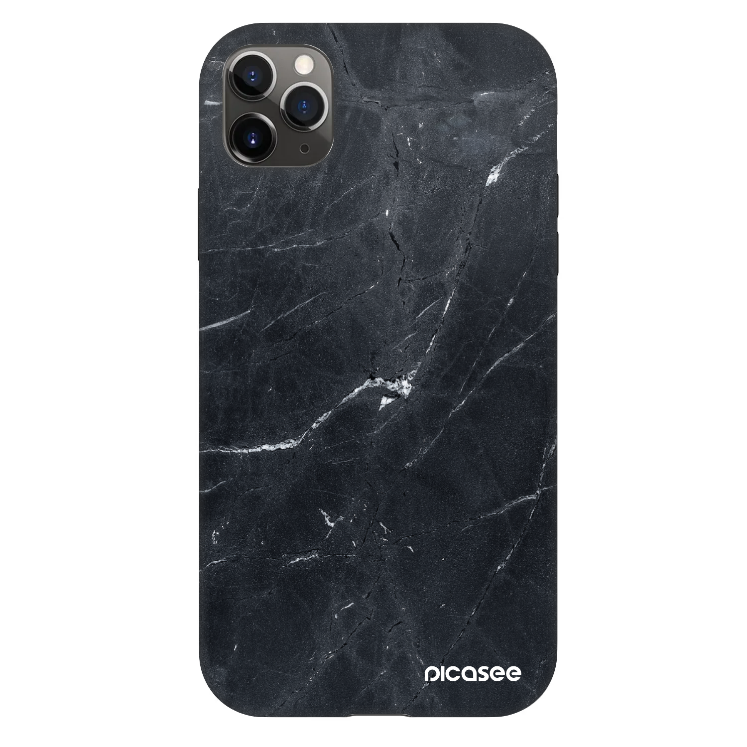 Picasee Fashion Case pentru Apple iPhone 11 Pro Max - Black marble