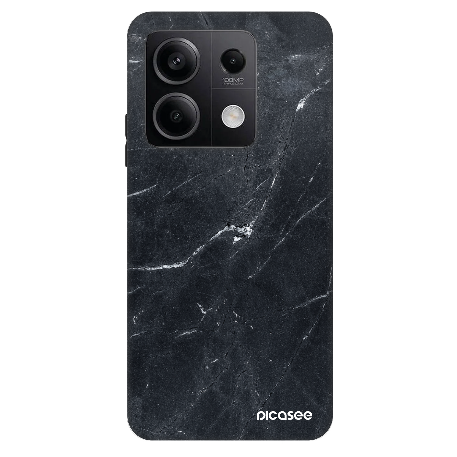 Picasee Fashion Case pentru Xiaomi Redmi Note 13 5G - Black marble