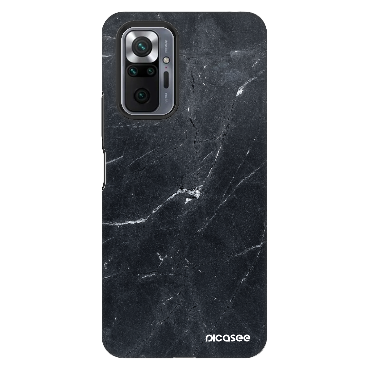 Picasee Fashion Case pentru Xiaomi Redmi Note 10 Pro - Black marble