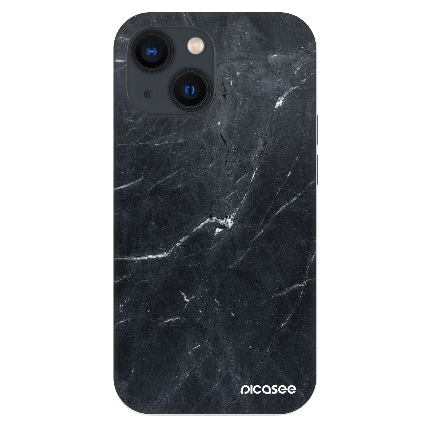 Picasee Fashion Case pentru Apple iPhone 13 mini - Black marble