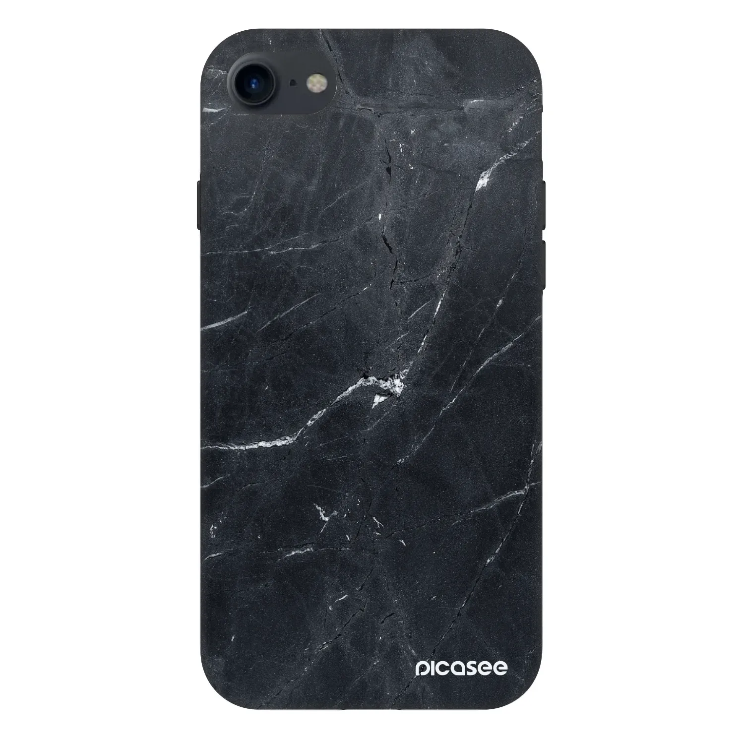 Picasee Fashion Case pentru Apple iPhone 7 - Black marble