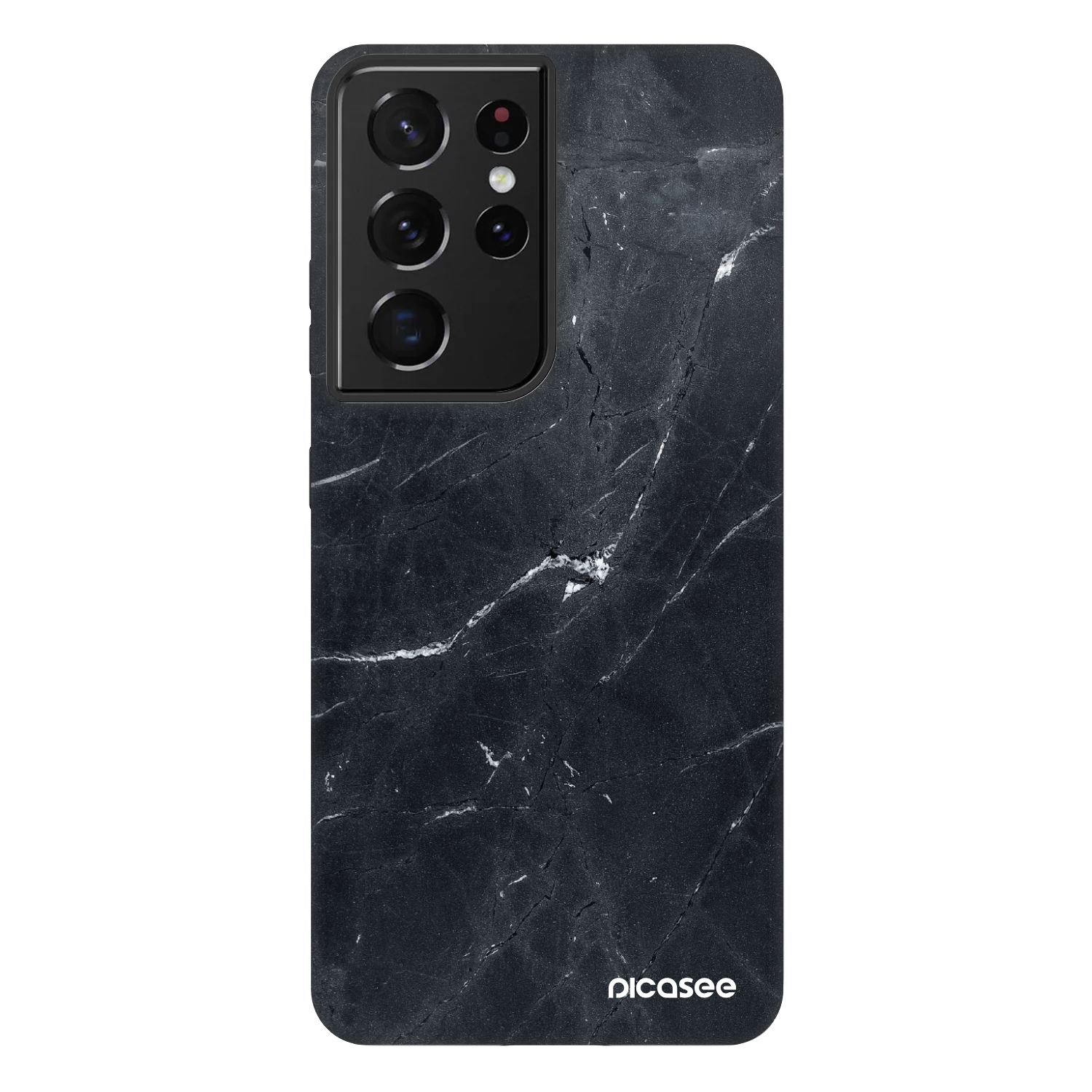 Picasee Fashion Case pentru Samsung Galaxy S21 Ultra 5G G998B - Black marble