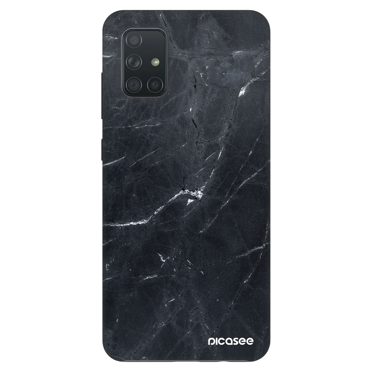 Picasee Fashion Case pentru Samsung Galaxy A71 A715F - Black marble