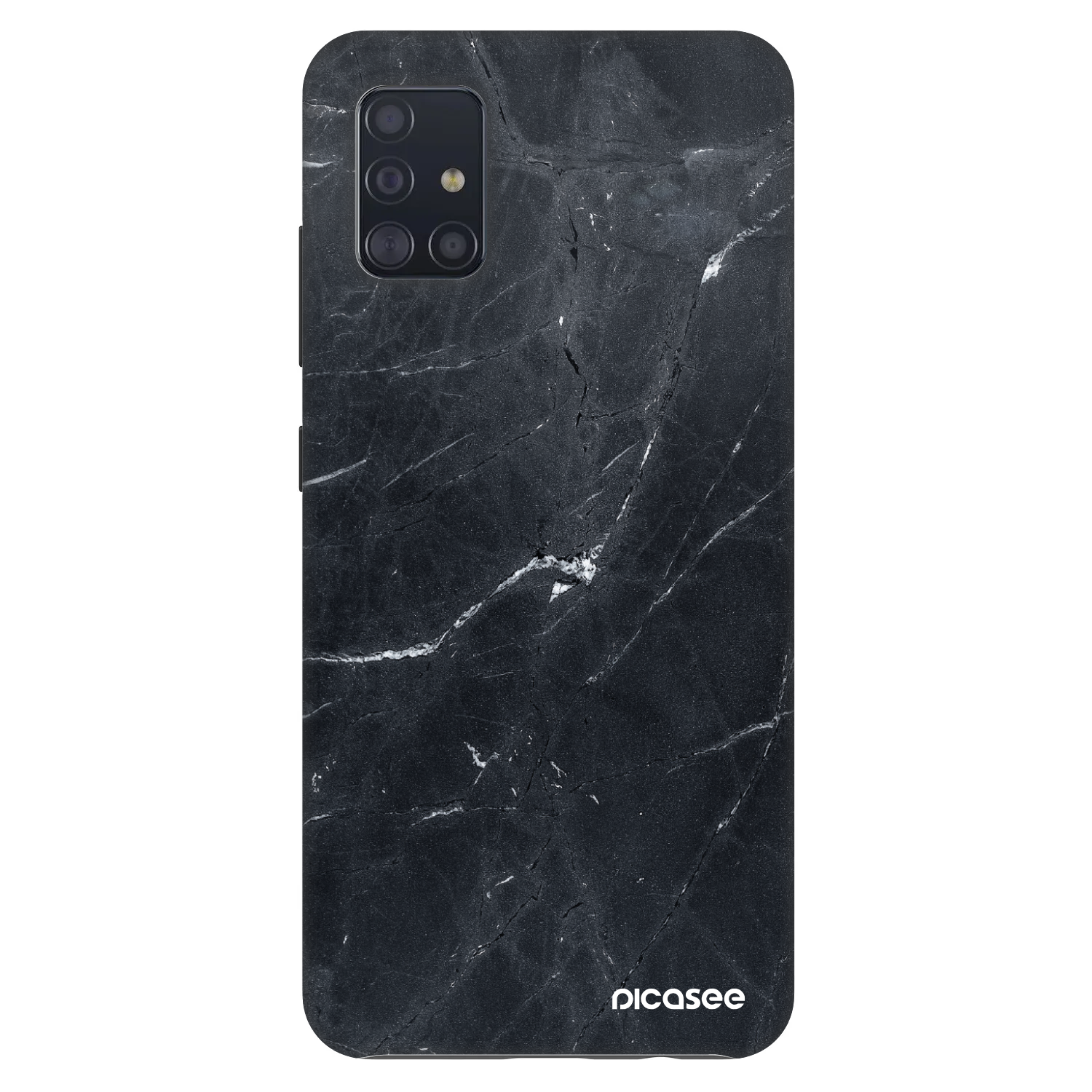 Picasee Fashion Case pentru Samsung Galaxy A51 A515F - Black marble