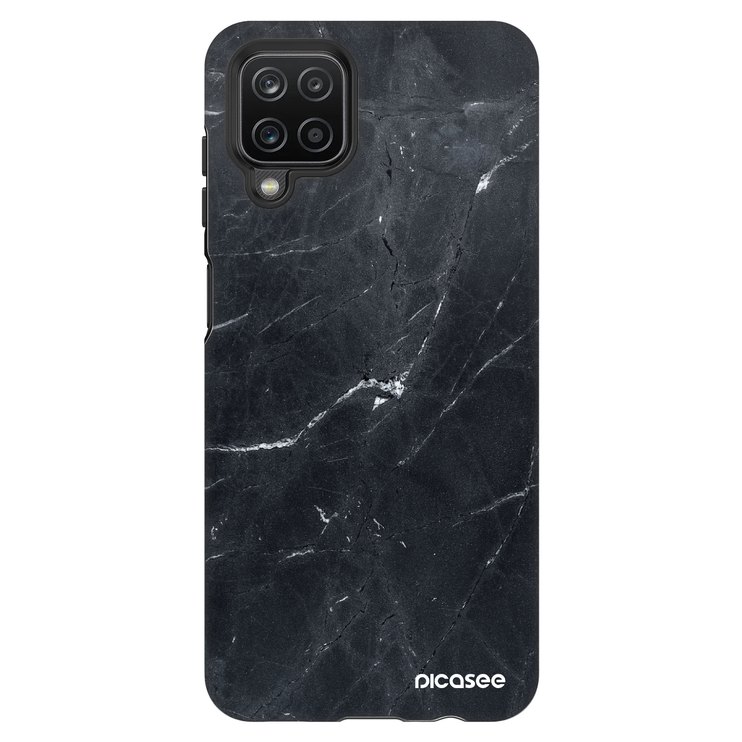 Picasee Fashion Case pentru Samsung Galaxy A12 A125F - Black marble