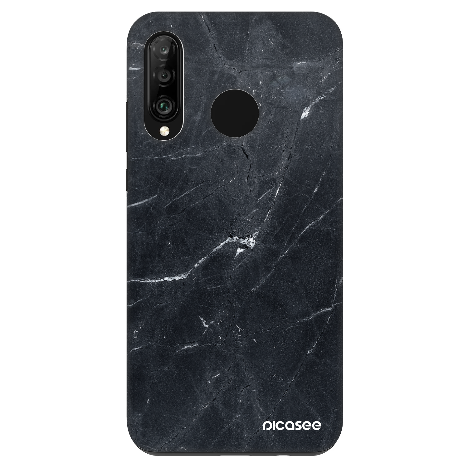 Picasee Fashion Case pentru Huawei P30 Lite - Black marble
