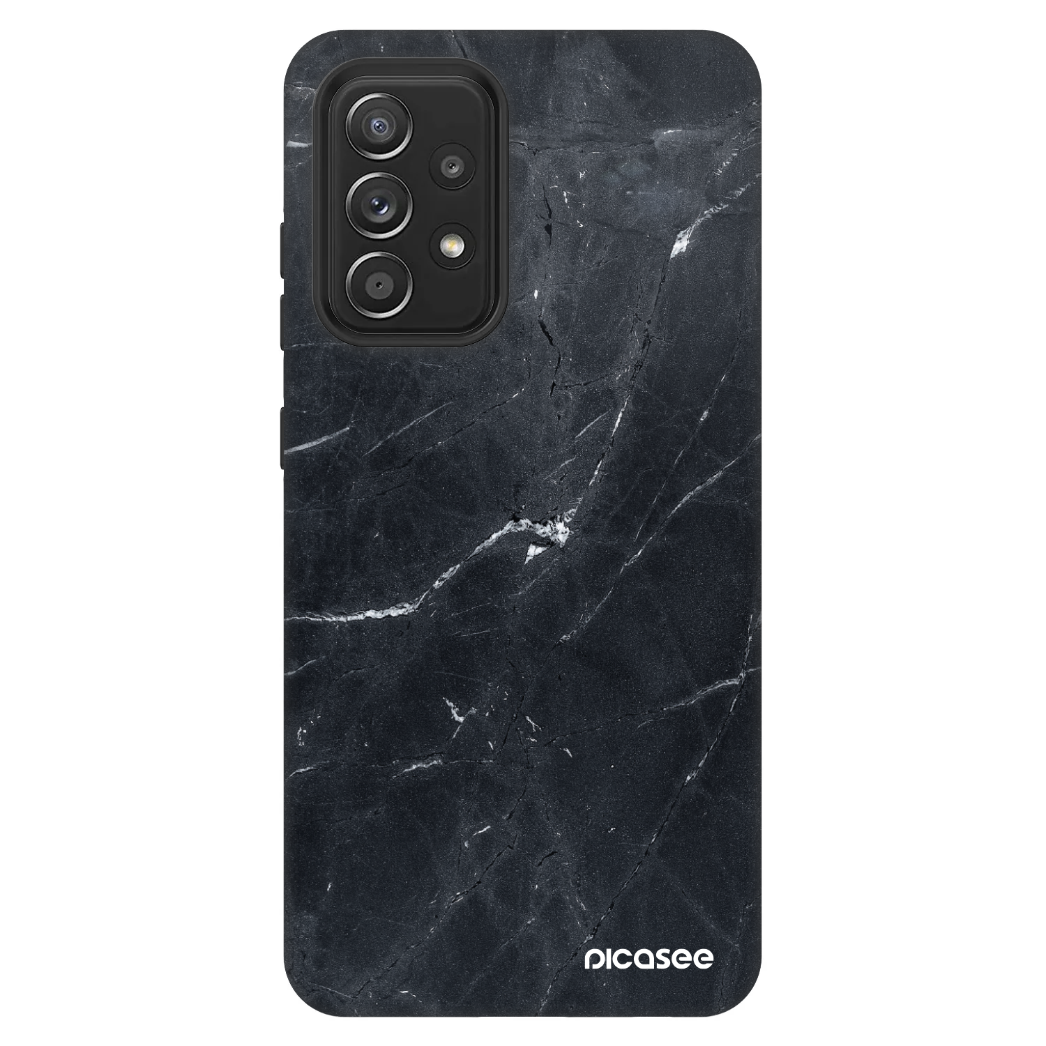 Picasee Fashion Case pentru Samsung Galaxy A52 5G A525F - Black marble