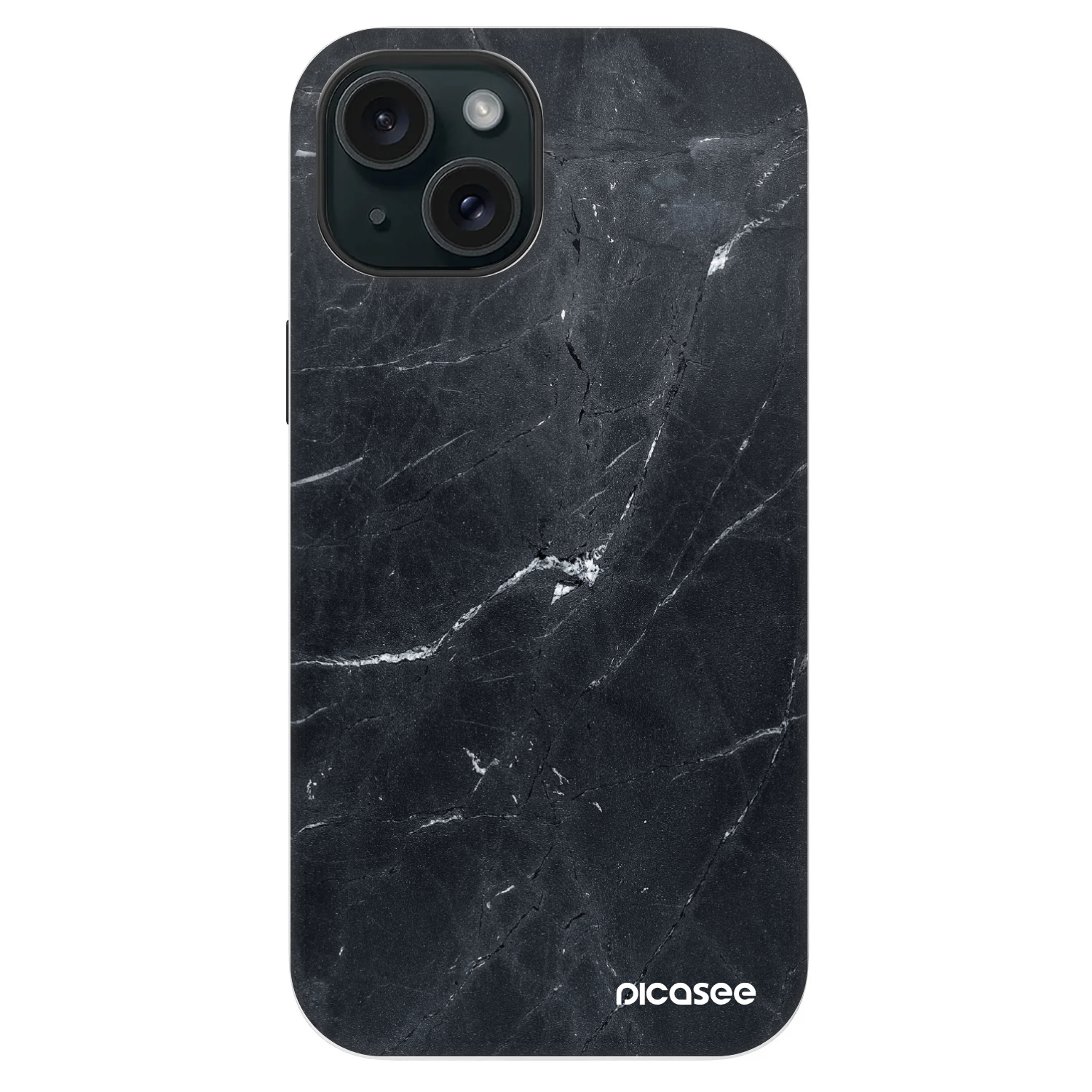 Picasee Fashion Case MagSafe pentru Apple iPhone 14 - Black marble