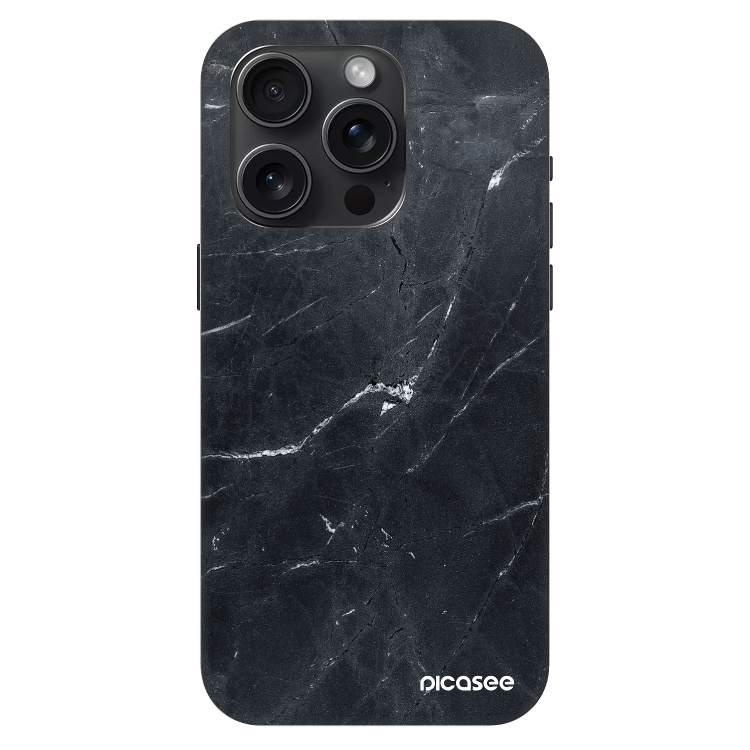 Picasee Fashion Case MagSafe pentru Apple iPhone 15 Pro - Black marble