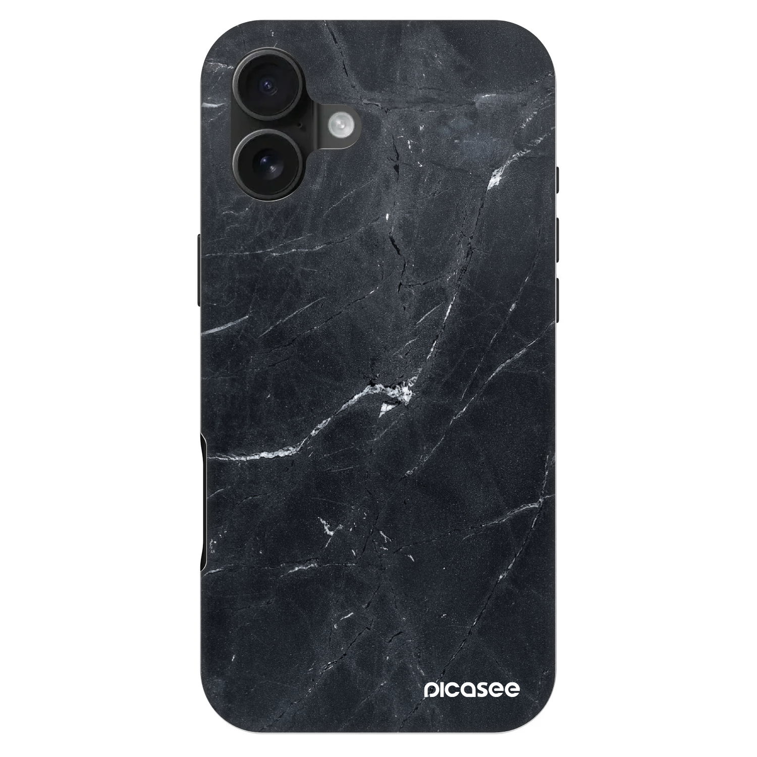 Picasee Fashion Case MagSafe pentru Apple iPhone 16 Plus - Black marble