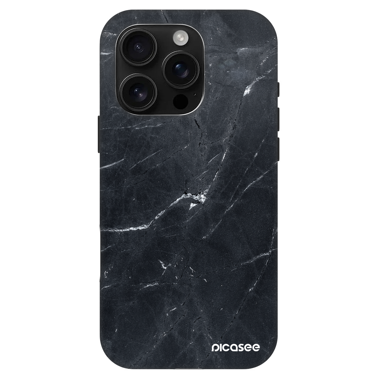 Picasee Fashion Case MagSafe pentru Apple iPhone 16 Pro - Black marble