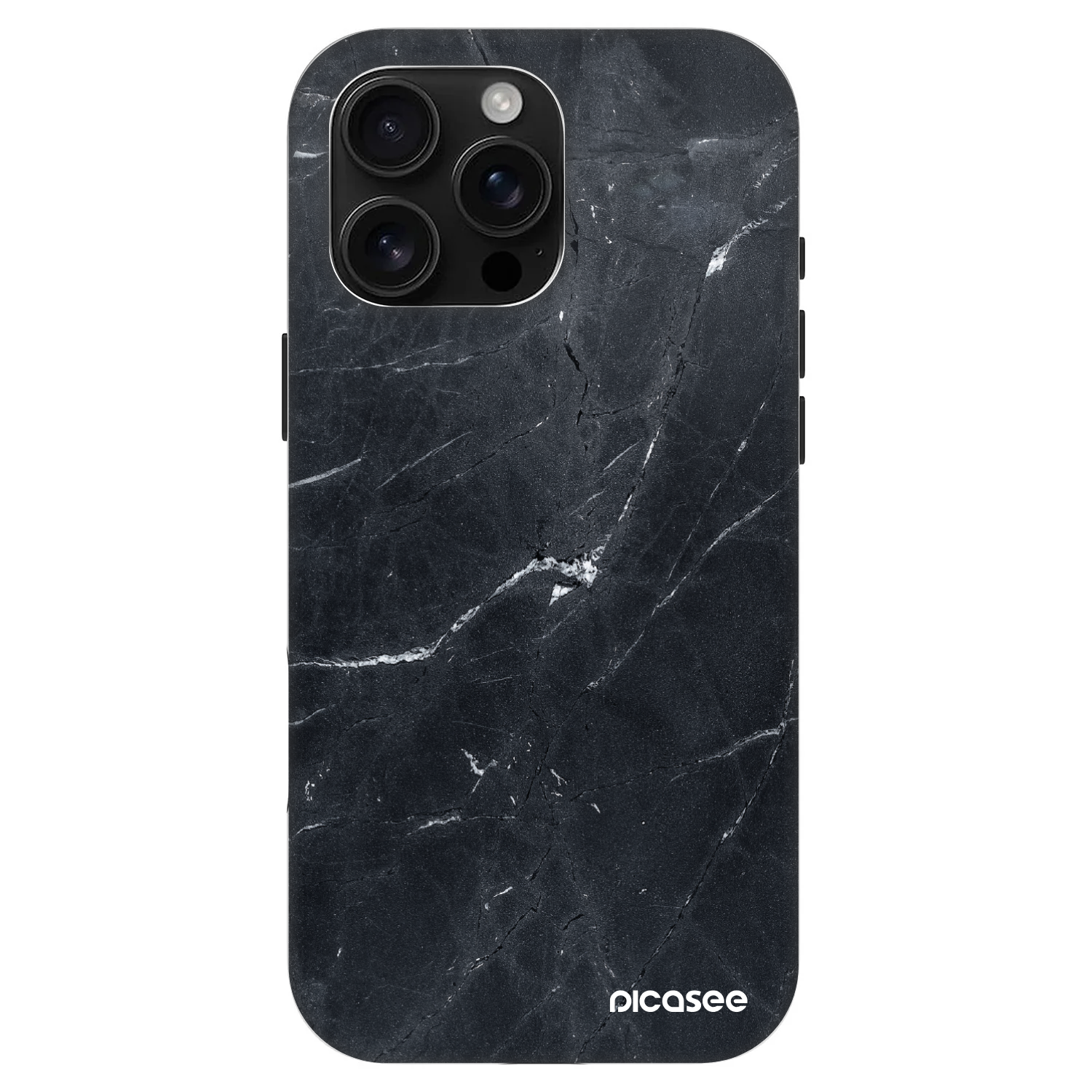 Picasee Fashion Case MagSafe pentru Apple iPhone 16 Pro Max - Black marble