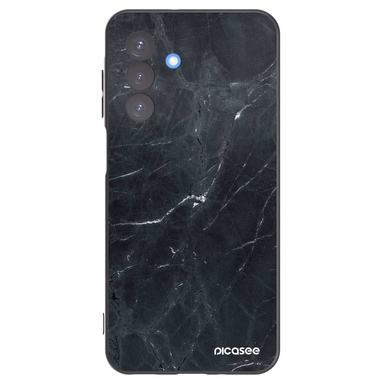 Picasee husă neagră din silicon pentru Samsung Galaxy A17 5G - Black marble