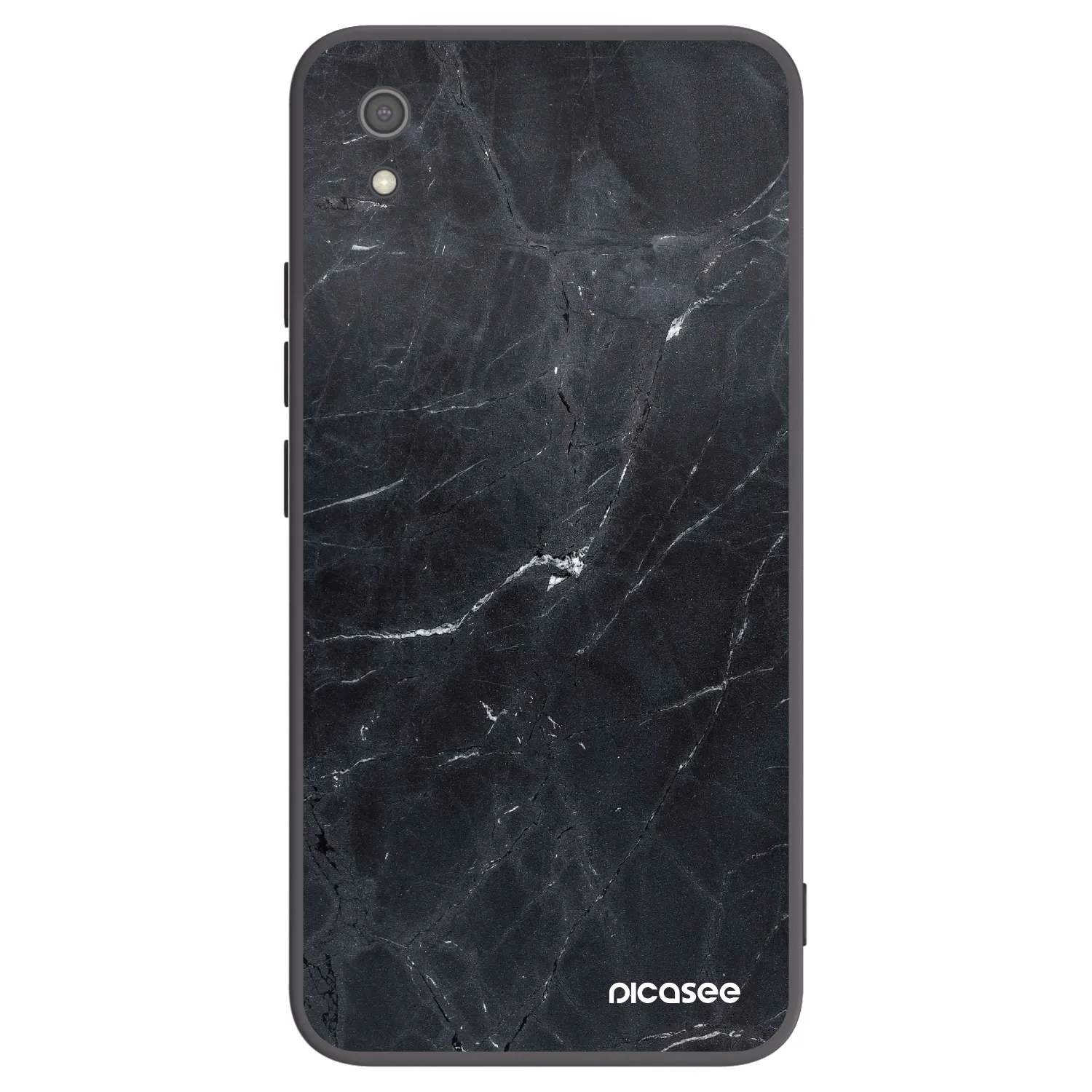 Picasee husă neagră din silicon pentru Xiaomi Redmi 7A - Black marble