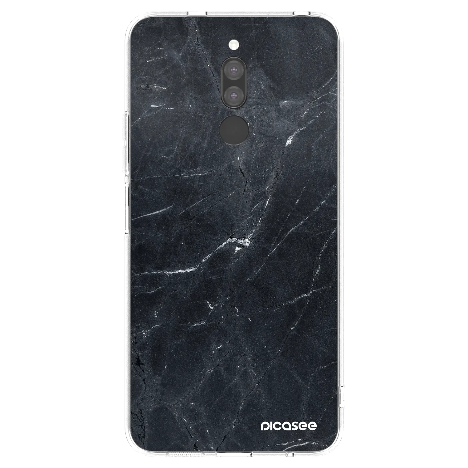 Picasee husă transparentă din silicon pentru Xiaomi Redmi 8 - Black marble
